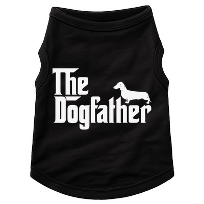 The Dogfather Dachshund Father Funny Dog Lover Doggie Tank