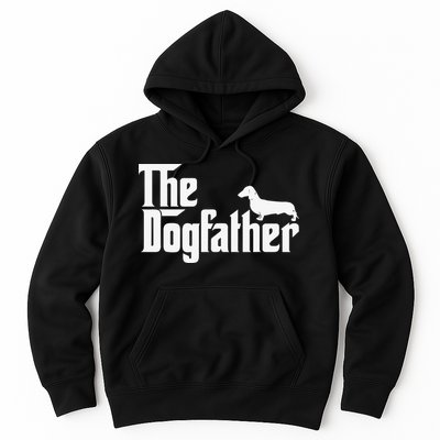 The Dogfather Dachshund Father Funny Dog Lover Hoodie