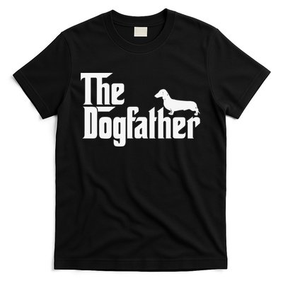 The Dogfather Dachshund Father Funny Dog Lover T-Shirt