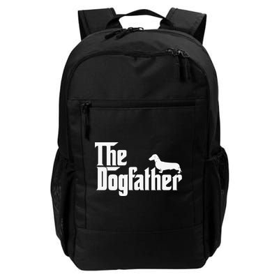 The Dogfather Dachshund Father Funny Dog Lover Backpack