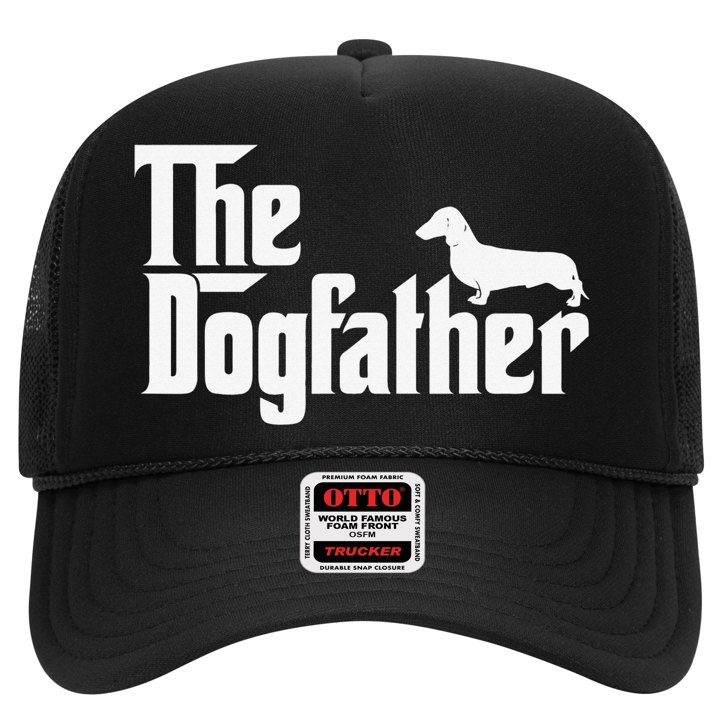 The Dogfather Dachshund Father Funny Dog Lover Hat