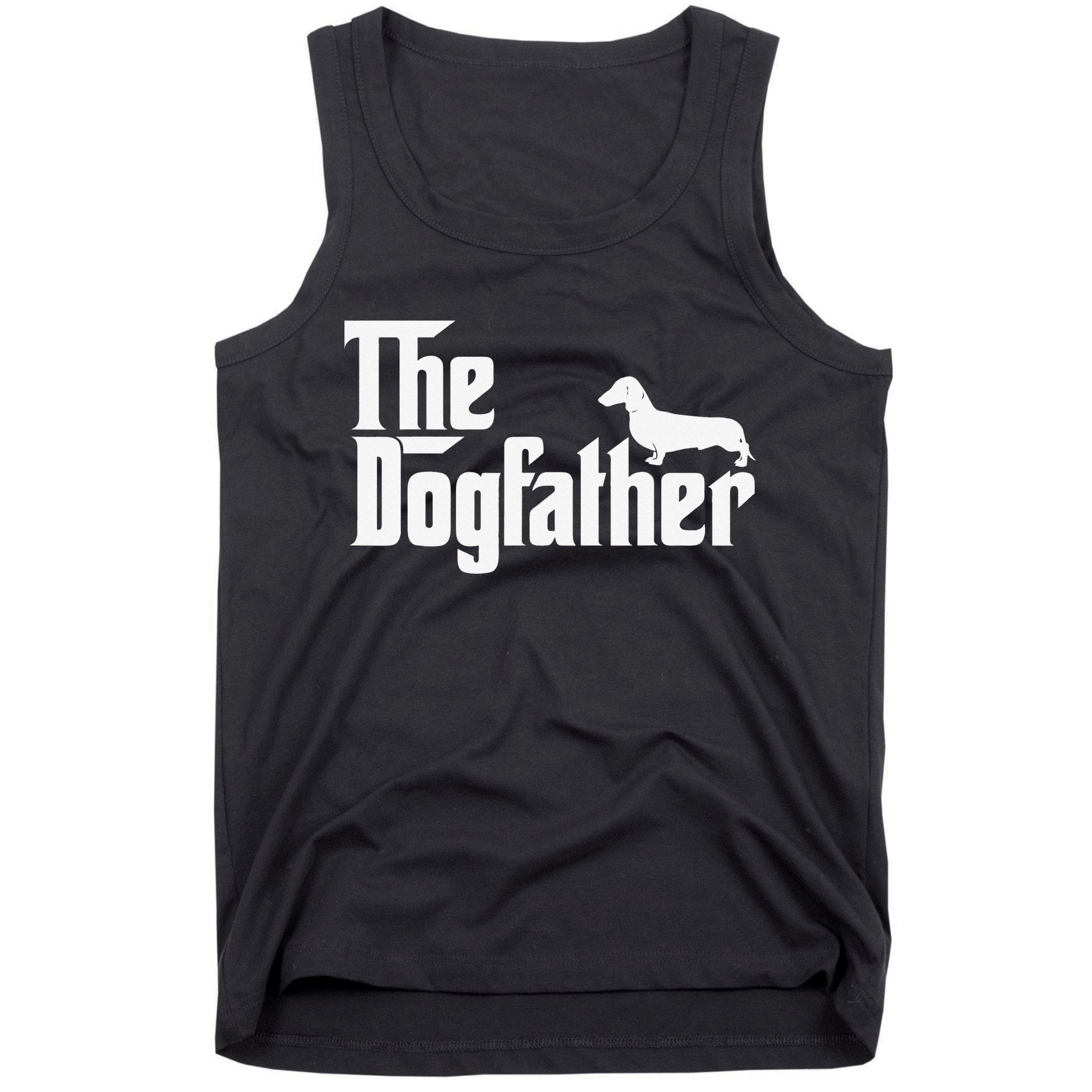 The Dogfather Dachshund Father Funny Dog Lover Tank Top