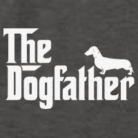 The Dogfather Dachshund Father Funny Dog Lover Vector Backpack