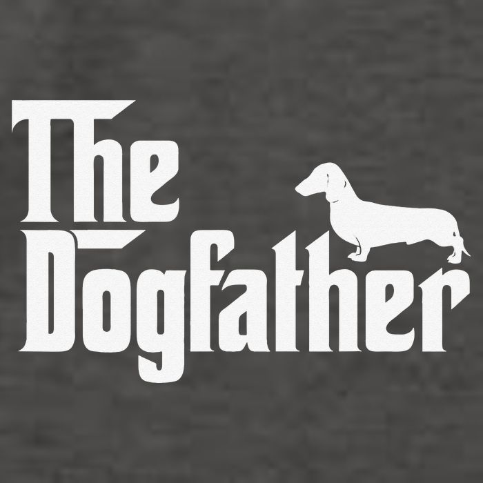 The Dogfather Dachshund Father Funny Dog Lover Vector Backpack