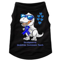 T-rex Dinosaur Developmental Disabilities Awareness Month Doggie Tank