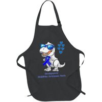 T-rex Dinosaur Developmental Disabilities Awareness Month Apron