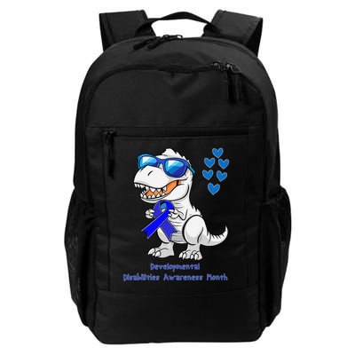 T-rex Dinosaur Developmental Disabilities Awareness Month Backpack