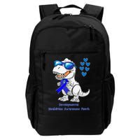 T-rex Dinosaur Developmental Disabilities Awareness Month Backpack