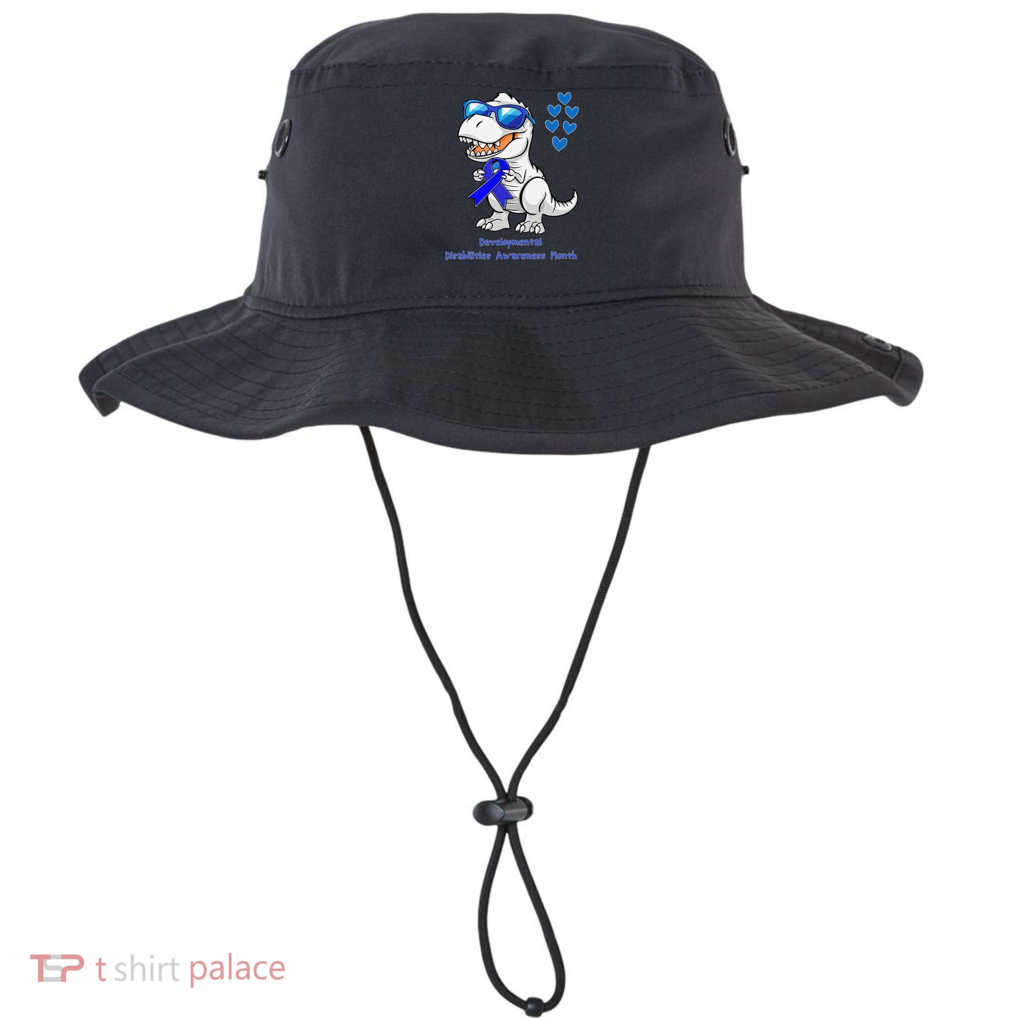 T-rex Dinosaur Developmental Disabilities Awareness Month Bucket Hat