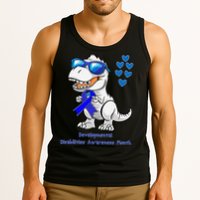 T-rex Dinosaur Developmental Disabilities Awareness Month Tank Top