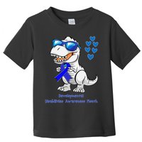 T-rex Dinosaur Developmental Disabilities Awareness Month Toddler T-Shirt