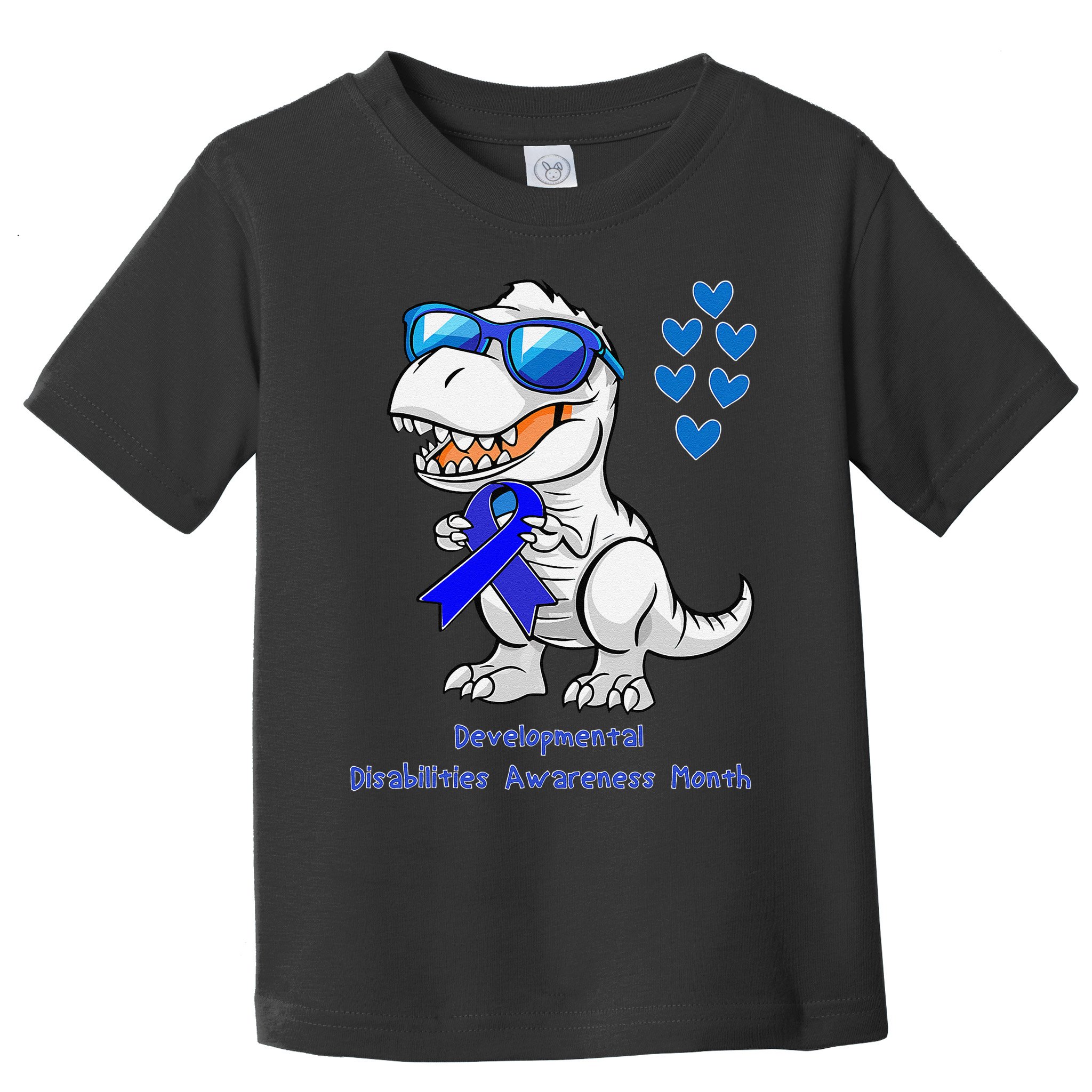 T-rex Dinosaur Developmental Disabilities Awareness Month Toddler T-Shirt