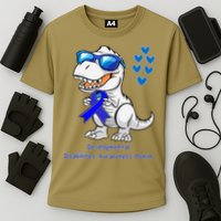 T-rex Dinosaur Developmental Disabilities Awareness Month Performance Shirt