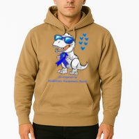 T-rex Dinosaur Developmental Disabilities Awareness Month Hoodie