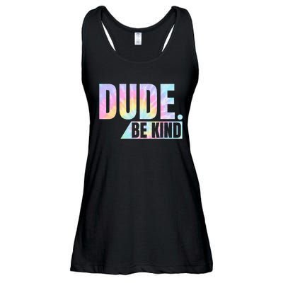 Tie Dye Dude Be Kind Anti Bullying Choose Kind Movement Ladies Essential Flowy Tank