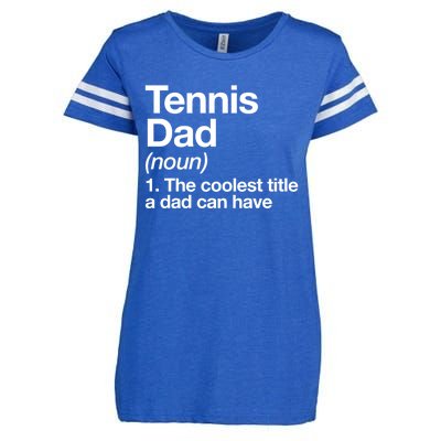 Tennis Dad Definition Funny Sports Gift Enza Ladies Jersey Football T-Shirt