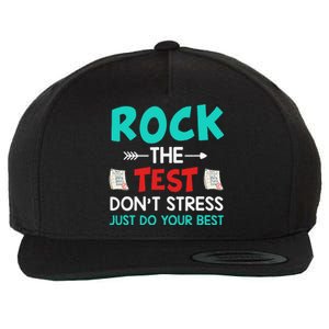 Test Day Do Your Best State Testing Teacher Student Wool Snapback Cap