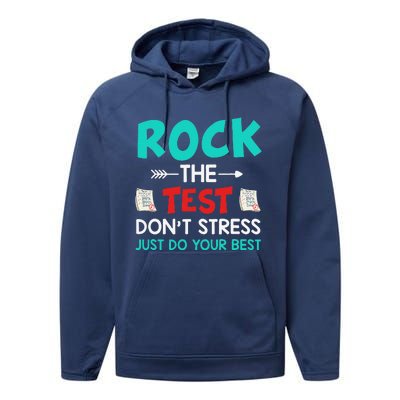 Test Day Do Your Best State Testing Teacher Student Performance Fleece Hoodie