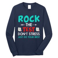 Test Day Do Your Best State Testing Teacher Student Long Sleeve Shirt