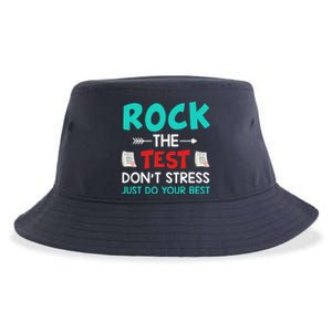 Test Day Do Your Best State Testing Teacher Student Sustainable Bucket Hat