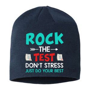 Test Day Do Your Best State Testing Teacher Student Sustainable Beanie