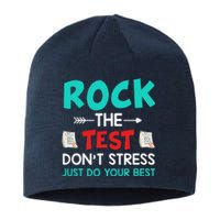 Test Day Do Your Best State Testing Teacher Student Sustainable Beanie