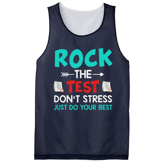 Test Day Do Your Best State Testing Teacher Student Mesh Reversible Basketball Jersey Tank