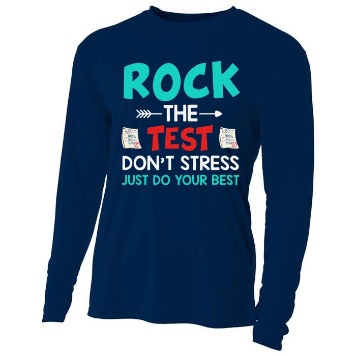 Test Day Do Your Best State Testing Teacher Student Cooling Performance Long Sleeve Crew