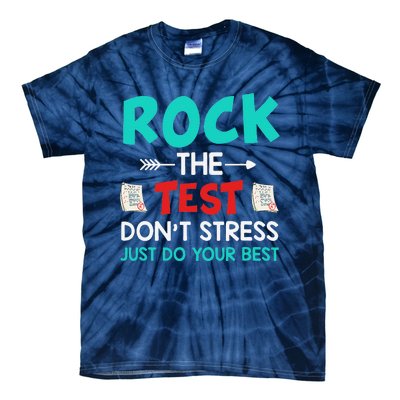 Test Day Do Your Best State Testing Teacher Student Tie-Dye T-Shirt