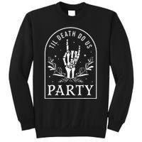 Til Death Do Us Party Retro Halloween Bachelorette Matching Sweatshirt