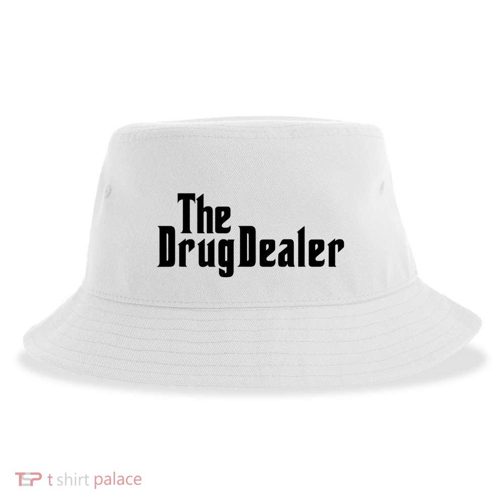 The Drug Dealer Funny Pharmacist Halloween Costume Herbalist Sustainable Bucket Hat