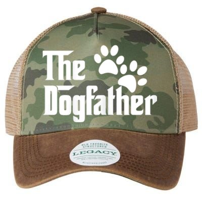 The Dogfather Dog Father Pet Owner Legacy Tie Dye Trucker Hat