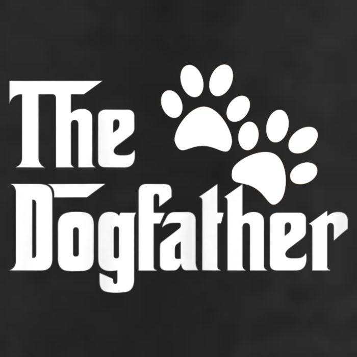 The Dogfather Dog Father Pet Owner 7 Panel Mesh Trucker Snapback Hat