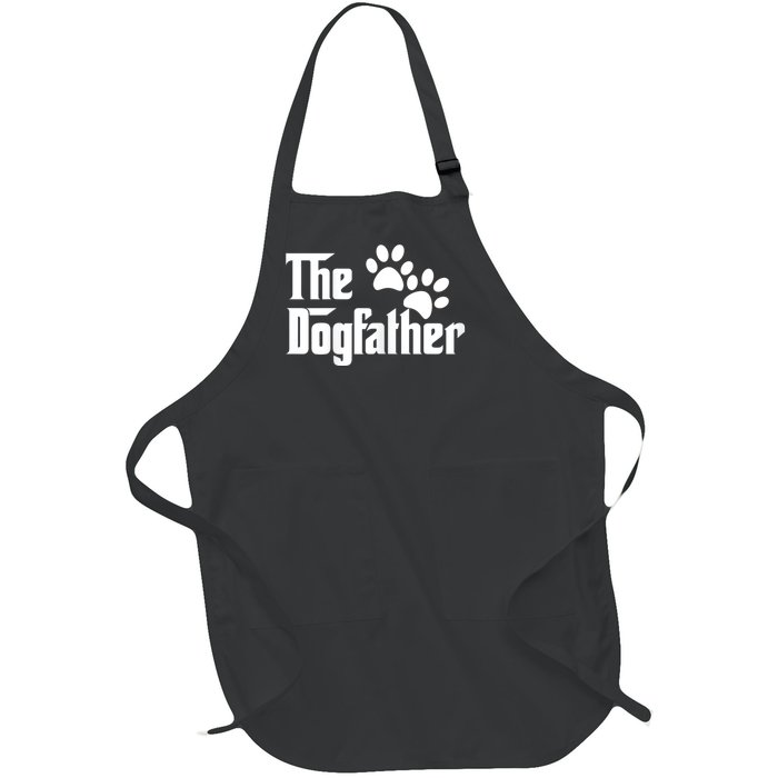 The Dogfather Dog Father Pet Owner Full-Length Apron With Pockets