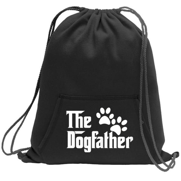 The Dogfather Dog Father Pet Owner Sweatshirt Cinch Pack Bag