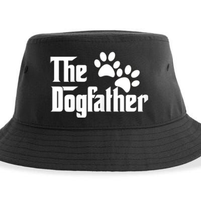 The Dogfather Dog Father Pet Owner Sustainable Bucket Hat