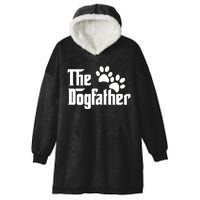 The Dogfather Dog Father Pet Owner Hooded Wearable Blanket