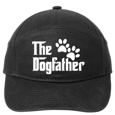 The Dogfather Dog Father Pet Owner 7-Panel Snapback Hat