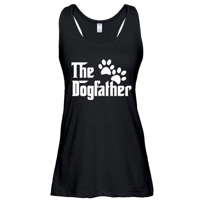 The Dogfather Dog Father Pet Owner Ladies Essential Flowy Tank