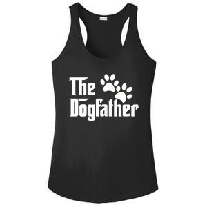 The Dogfather Dog Father Pet Owner Ladies PosiCharge Competitor Racerback Tank