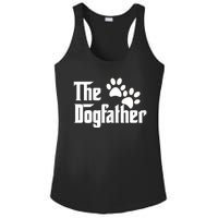 The Dogfather Dog Father Pet Owner Ladies PosiCharge Competitor Racerback Tank