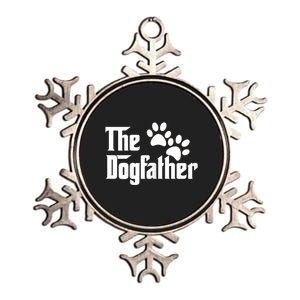 The Dogfather Dog Father Pet Owner Metallic Star Ornament