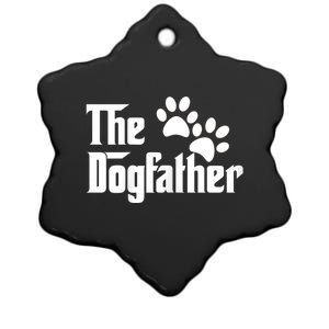 The Dogfather Dog Father Pet Owner Ceramic Star Ornament