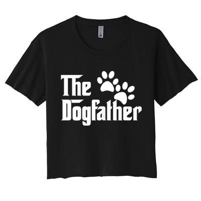 The Dogfather Dog Father Pet Owner Crop Top