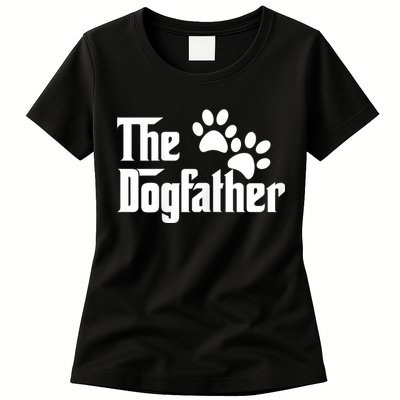 The Dogfather Dog Father Pet Owner Womens T-Shirt