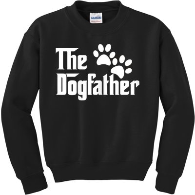 The Dogfather Dog Father Pet Owner Kids Sweatshirt