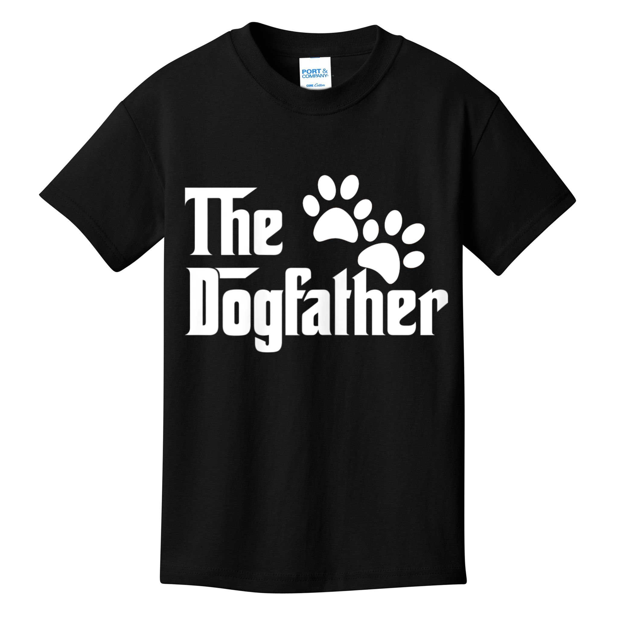 The Dogfather Dog Father Pet Owner Kids T-Shirt