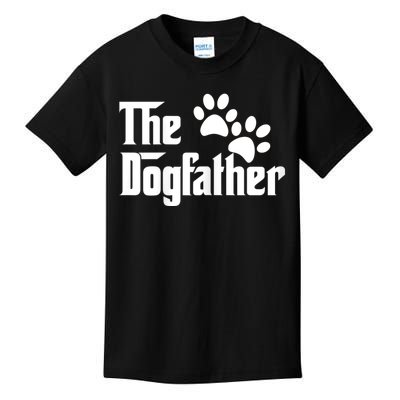 The Dogfather Dog Father Pet Owner Kids T-Shirt