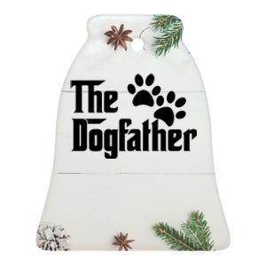 The Dogfather Dog Father Pet Owner Ceramic Bell Ornament