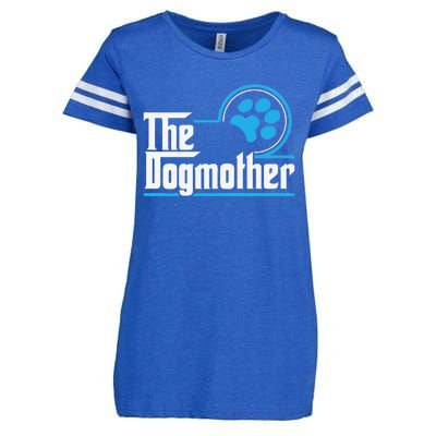 The Dogmother Dog Lover Mothers Day Gift Idea Enza Ladies Jersey Football T-Shirt